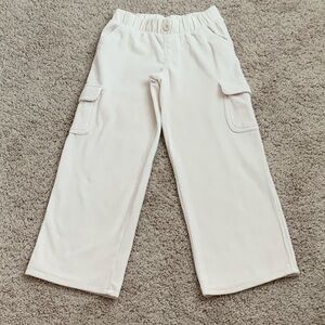 Cat & Jack Ribbed Wide Leg Cargo Pants Size M (8)